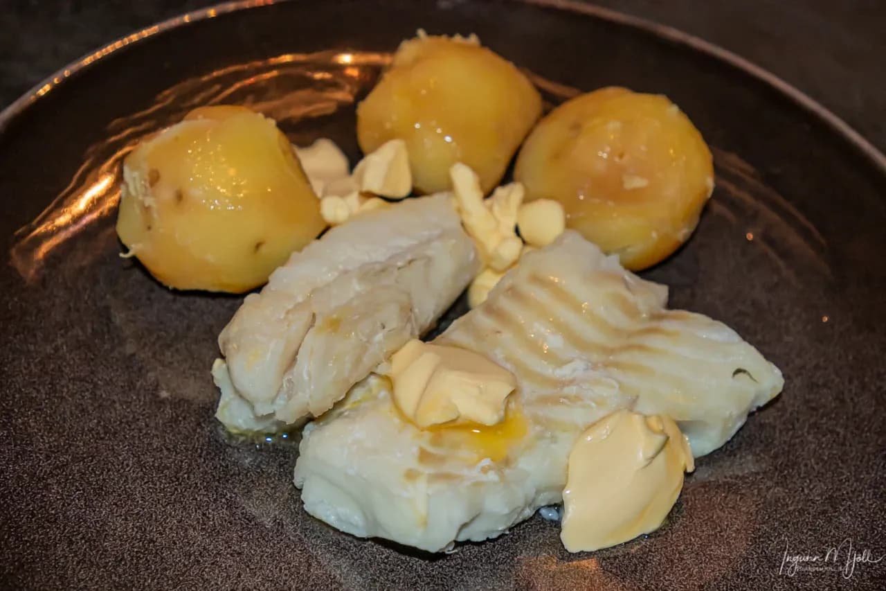 Boiled Haddock